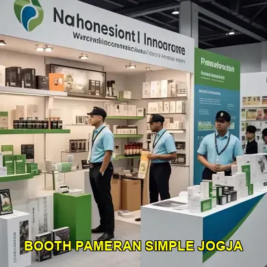 booth pameran simple jogja
